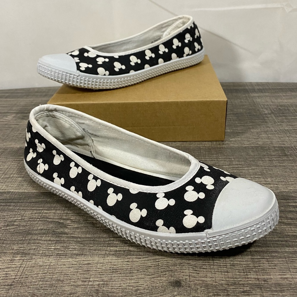 Ladies' Vintage Disney Mouse Motif Flats